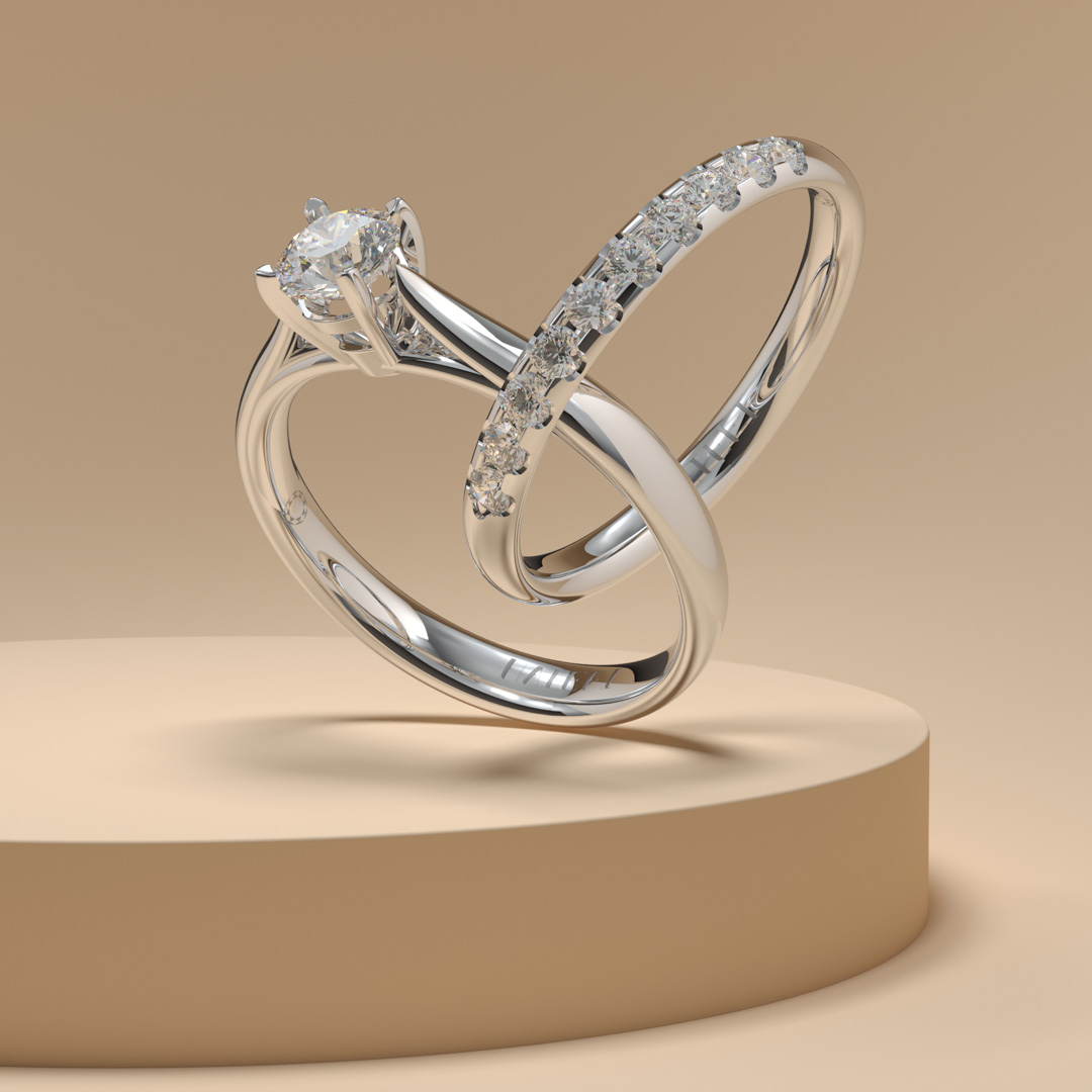 Jewelry Realistic product render showcasing materials and reflections